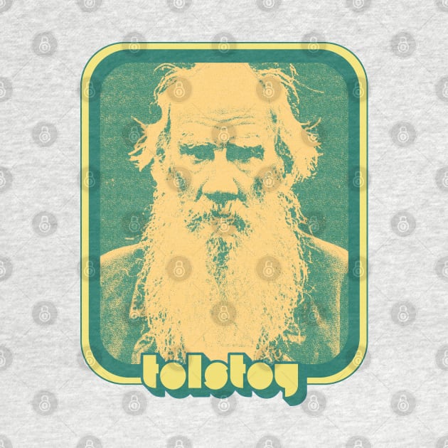 Leo Tolstoy // Retro Aesthetic Fan Art by DankFutura